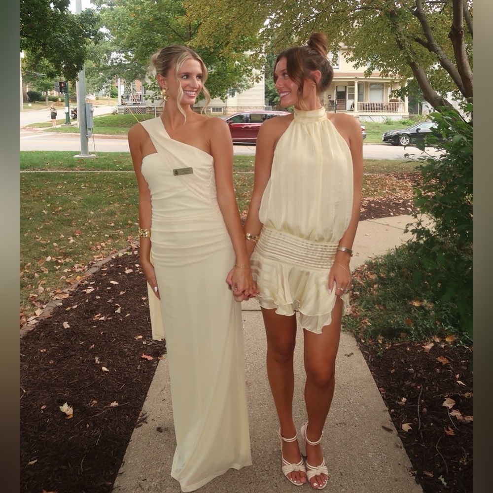 Peppermayo Songbird Maxi Dress- Yellow Size 4 - Picture 4 of 4